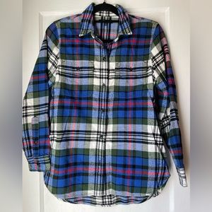 Madewell flannel with side pockets